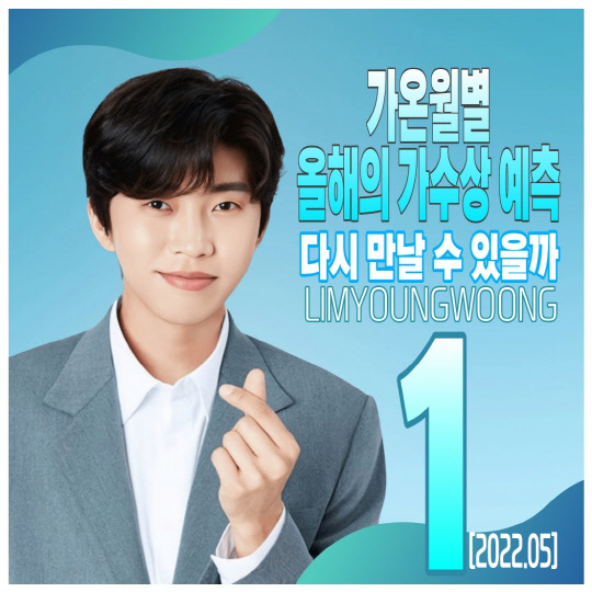 임영웅, 가온월별 올해의 가수상 예측 1위. <임영웅 팬클럽 영웅시대 제공>